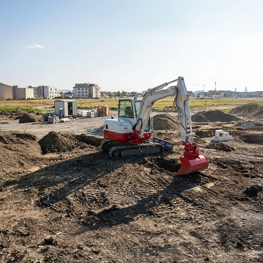 Přesun a odvoz zeminy